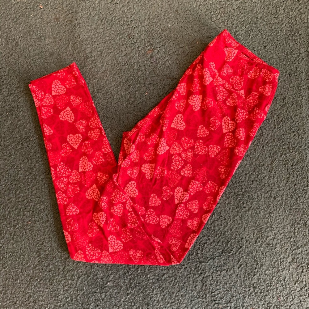 LuLaRoe heart leggings